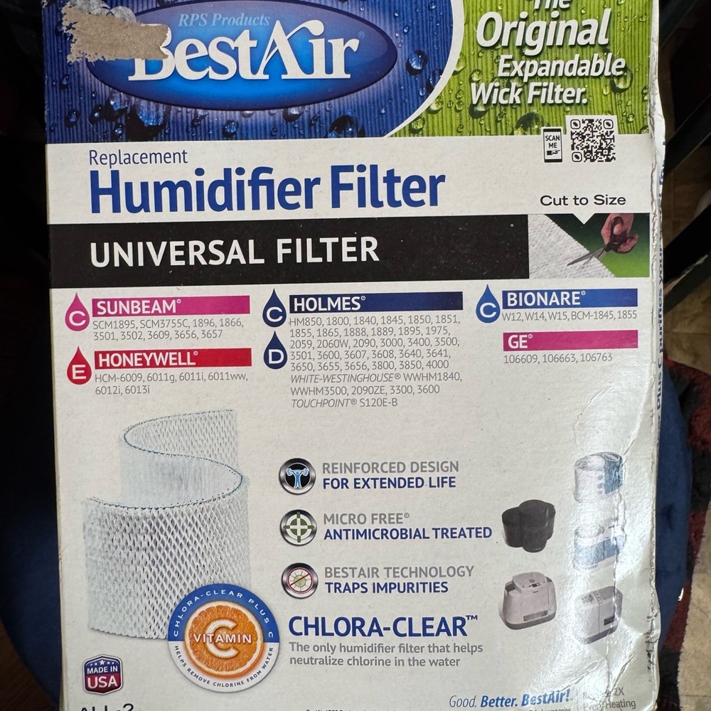 BestAir Universal Humidifier Filter